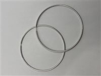 Orecchini Domar Donna Cerchi argento 925 lisci in Argento ORAR-417-280